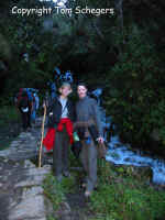 Waterfalls in the cloud forest